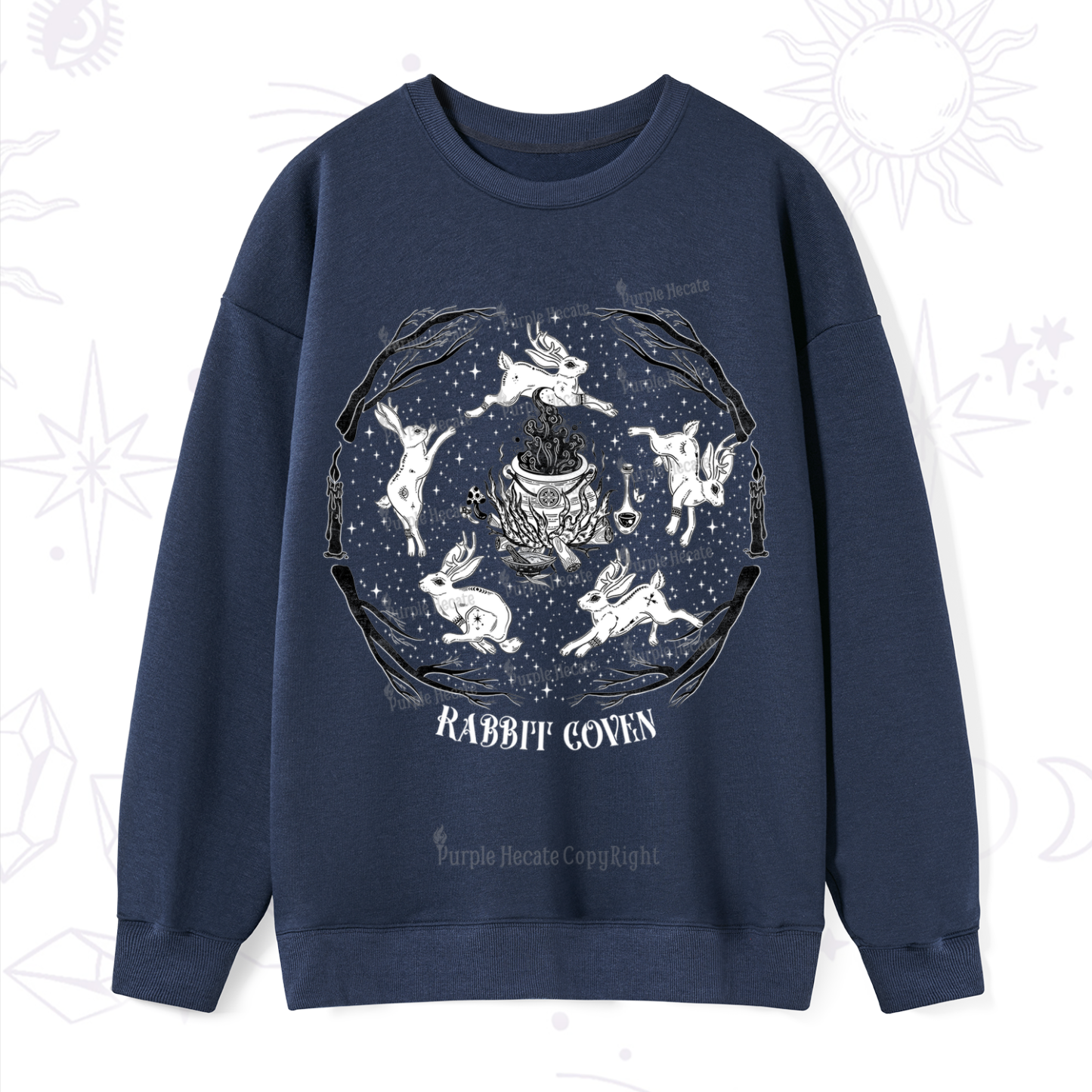 Purplehecate Rabbit Coven Sweatshirt