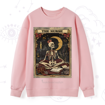 Purplehecate The Nurse Tarot Card Sweatshirt