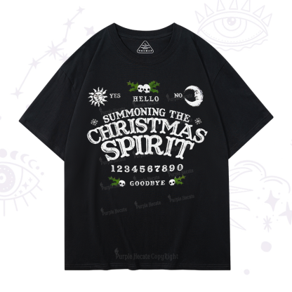 Purplehecate Summon The Christmas Spirit T-Shirt