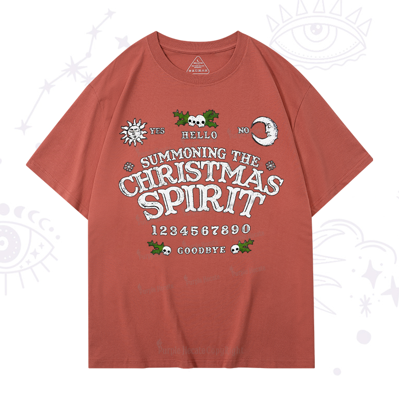 Purplehecate Summon The Christmas Spirit T-Shirt