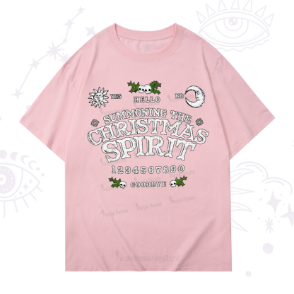 Purplehecate Summon The Christmas Spirit T-Shirt