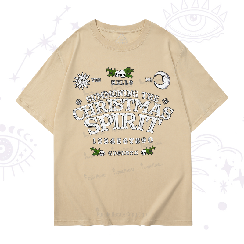 Purplehecate Summon The Christmas Spirit T-Shirt
