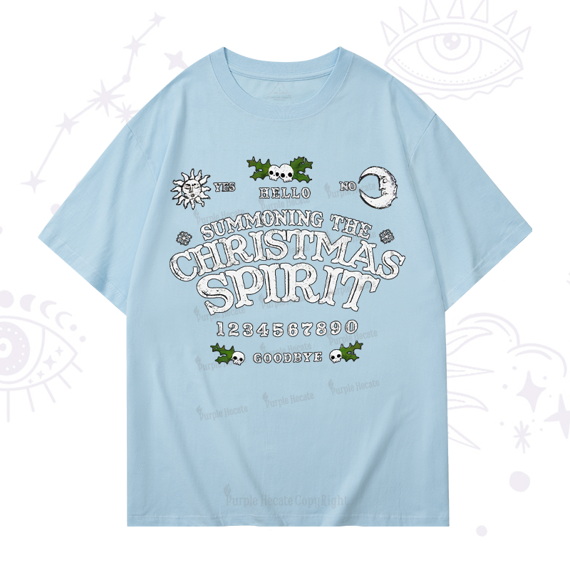 Purplehecate Summon The Christmas Spirit T-Shirt