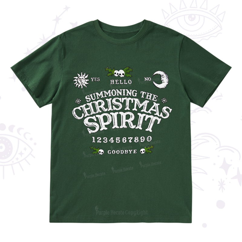 Purplehecate Summon The Christmas Spirit T-Shirt