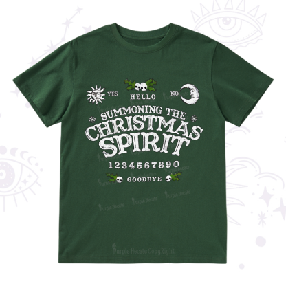 Purplehecate Summon The Christmas Spirit T-Shirt