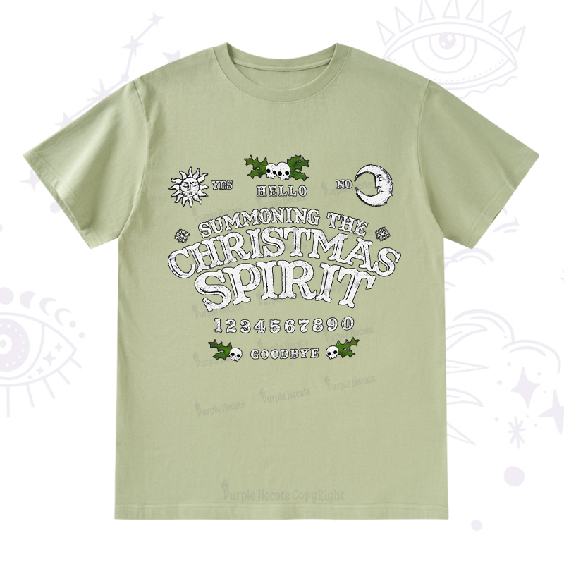 Purplehecate Summon The Christmas Spirit T-Shirt