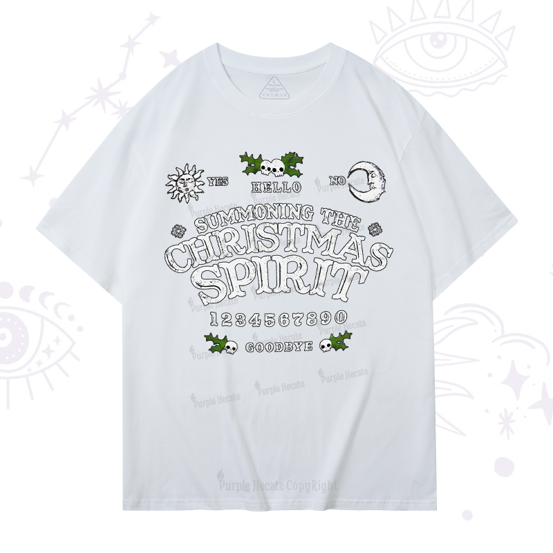 Purplehecate Summon The Christmas Spirit T-Shirt