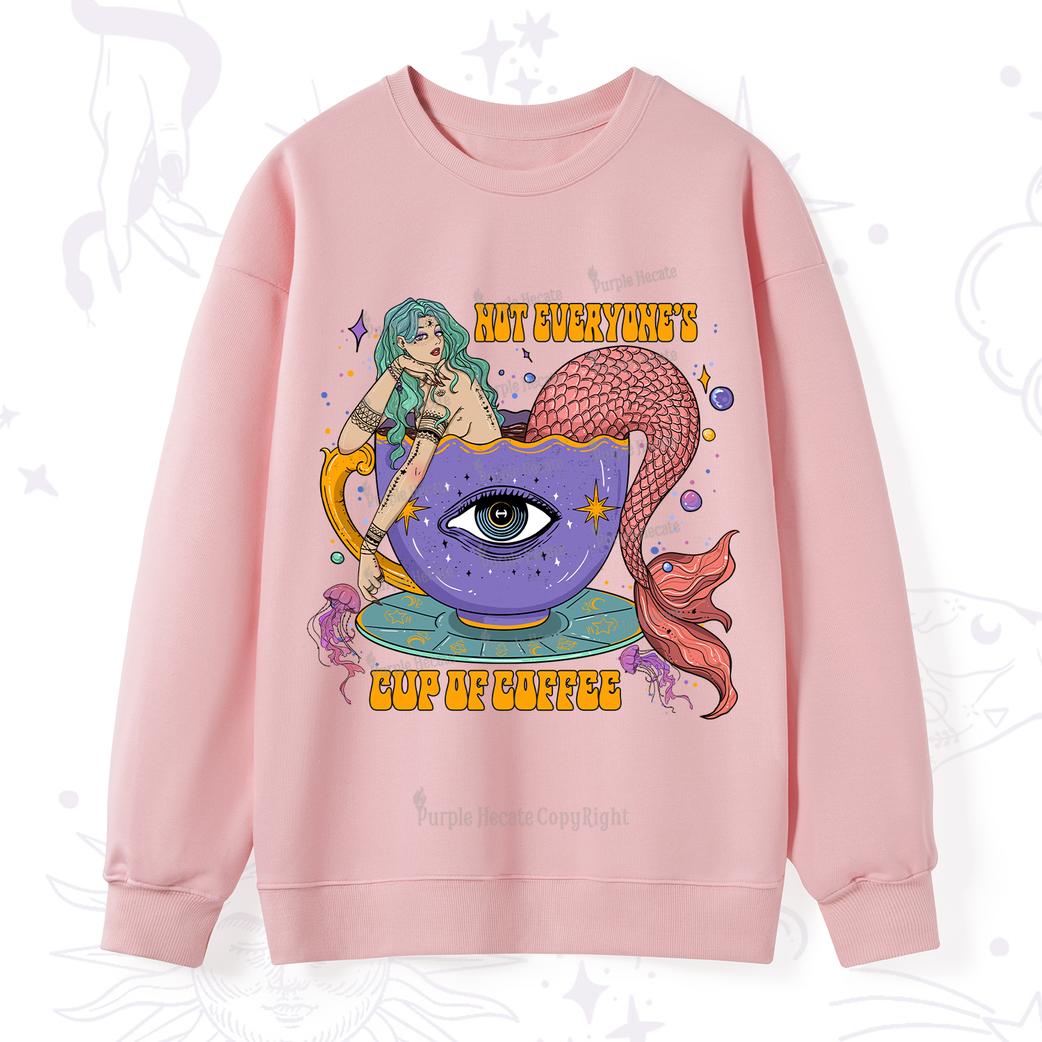 Purplehecate Not Everyone's Cup Of Coffee Sweatshirt