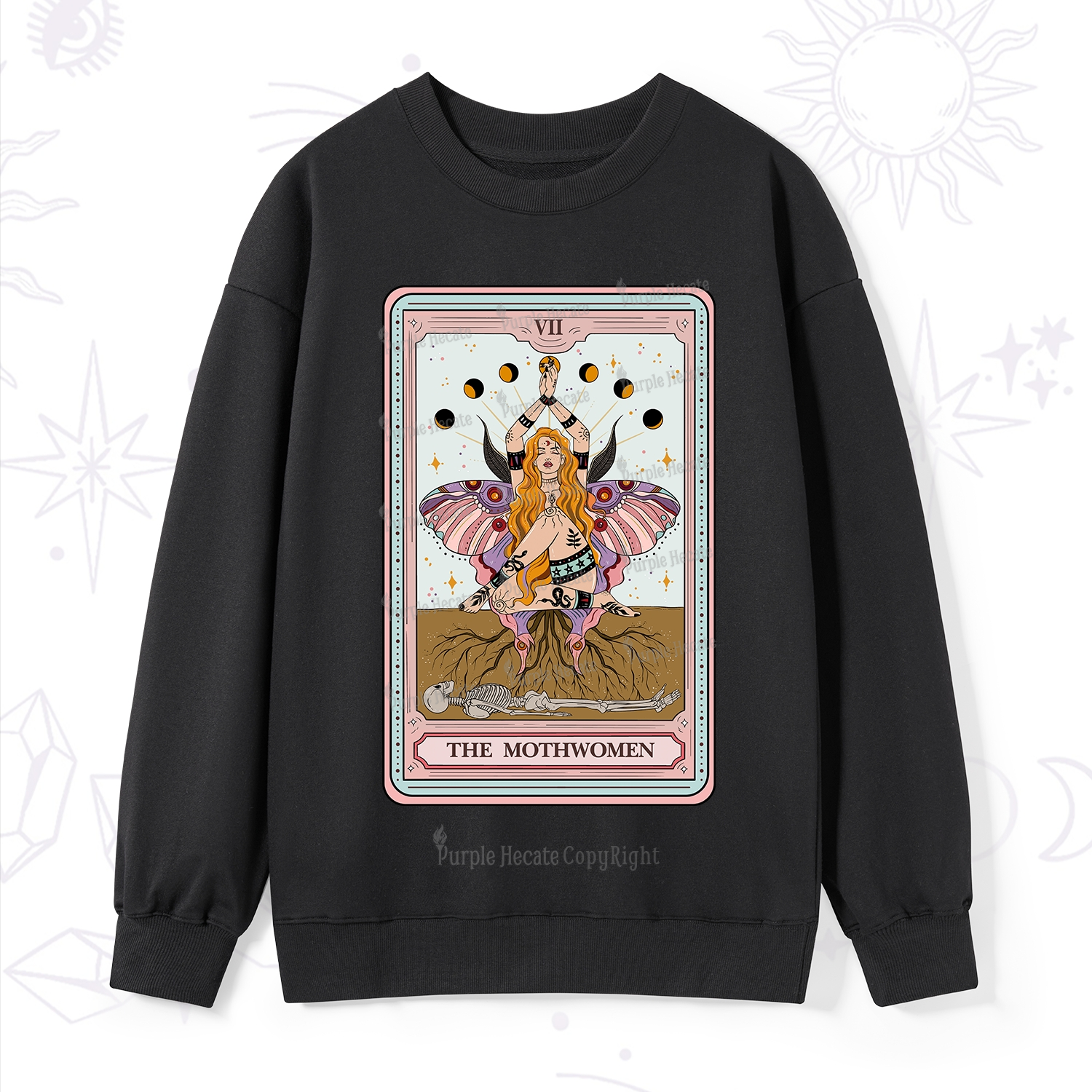Purplehecate The Mothwomen Tarot Sweatshirt