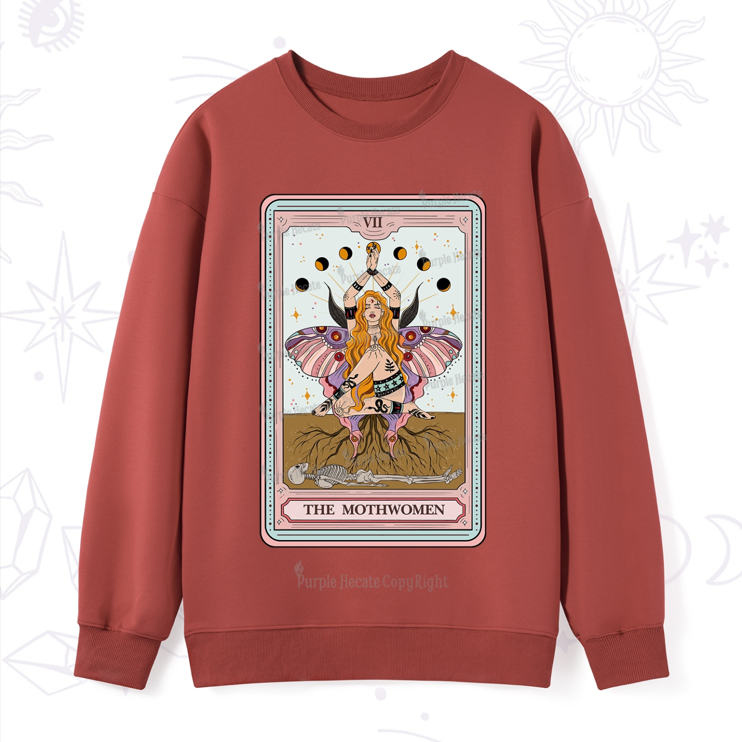 Purplehecate The Mothwomen Tarot Sweatshirt