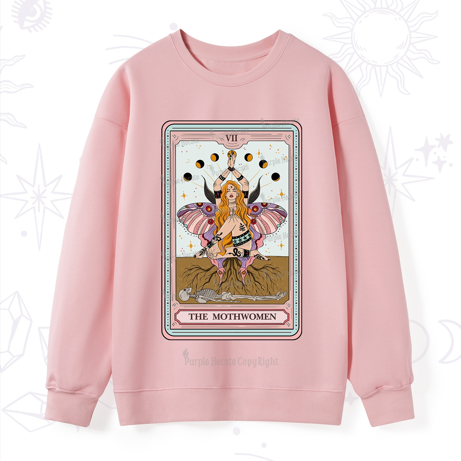 Purplehecate The Mothwomen Tarot Sweatshirt