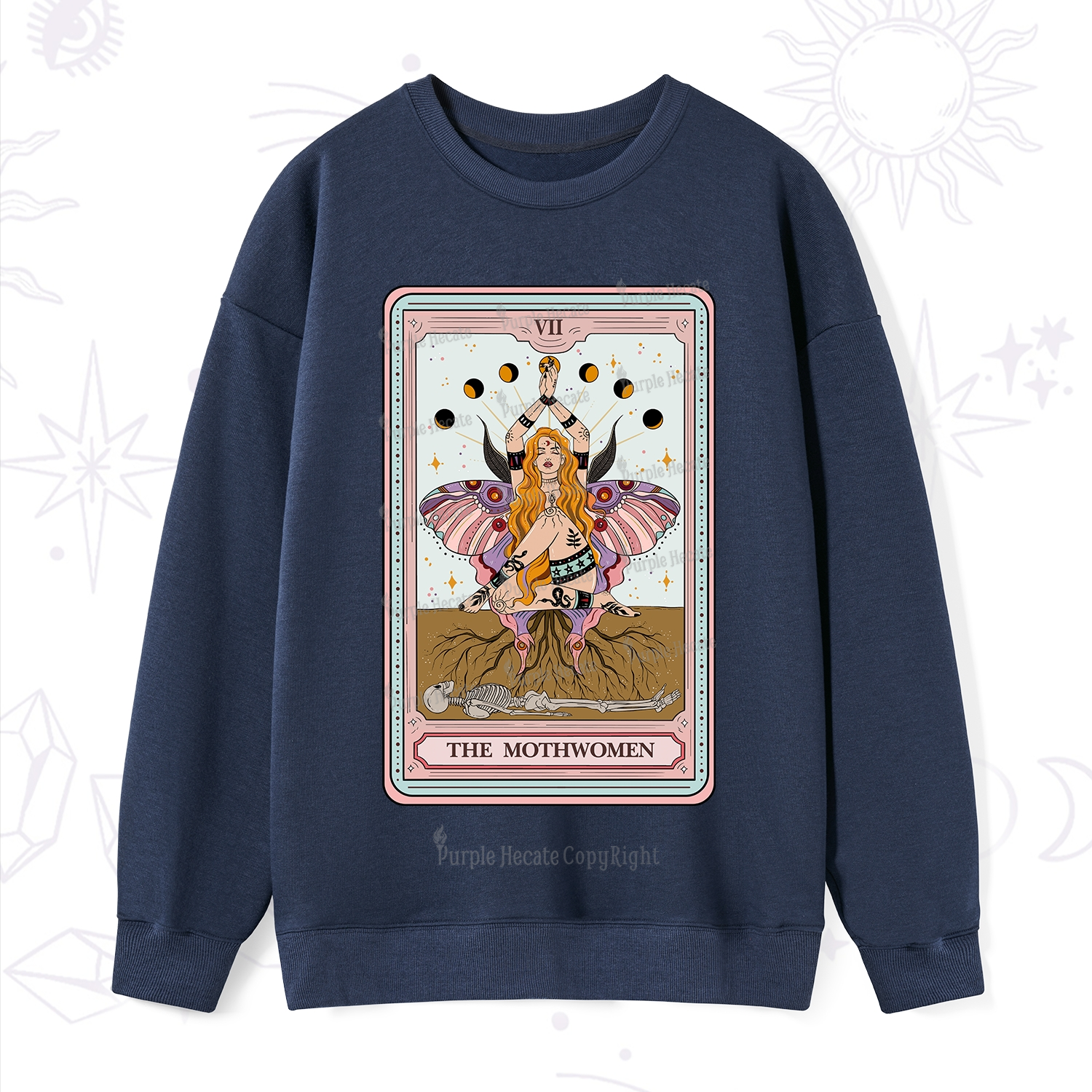 Purplehecate The Mothwomen Tarot Sweatshirt
