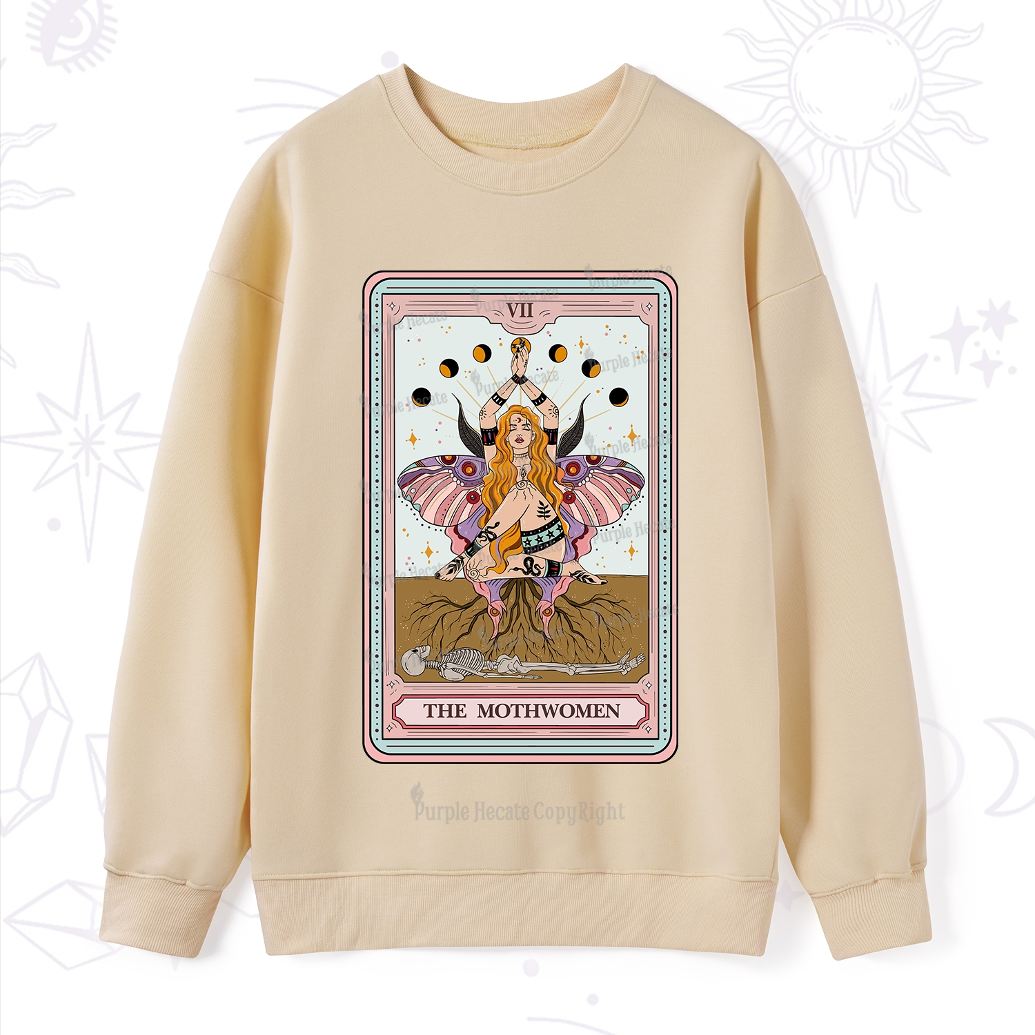 Purplehecate The Mothwomen Tarot Sweatshirt