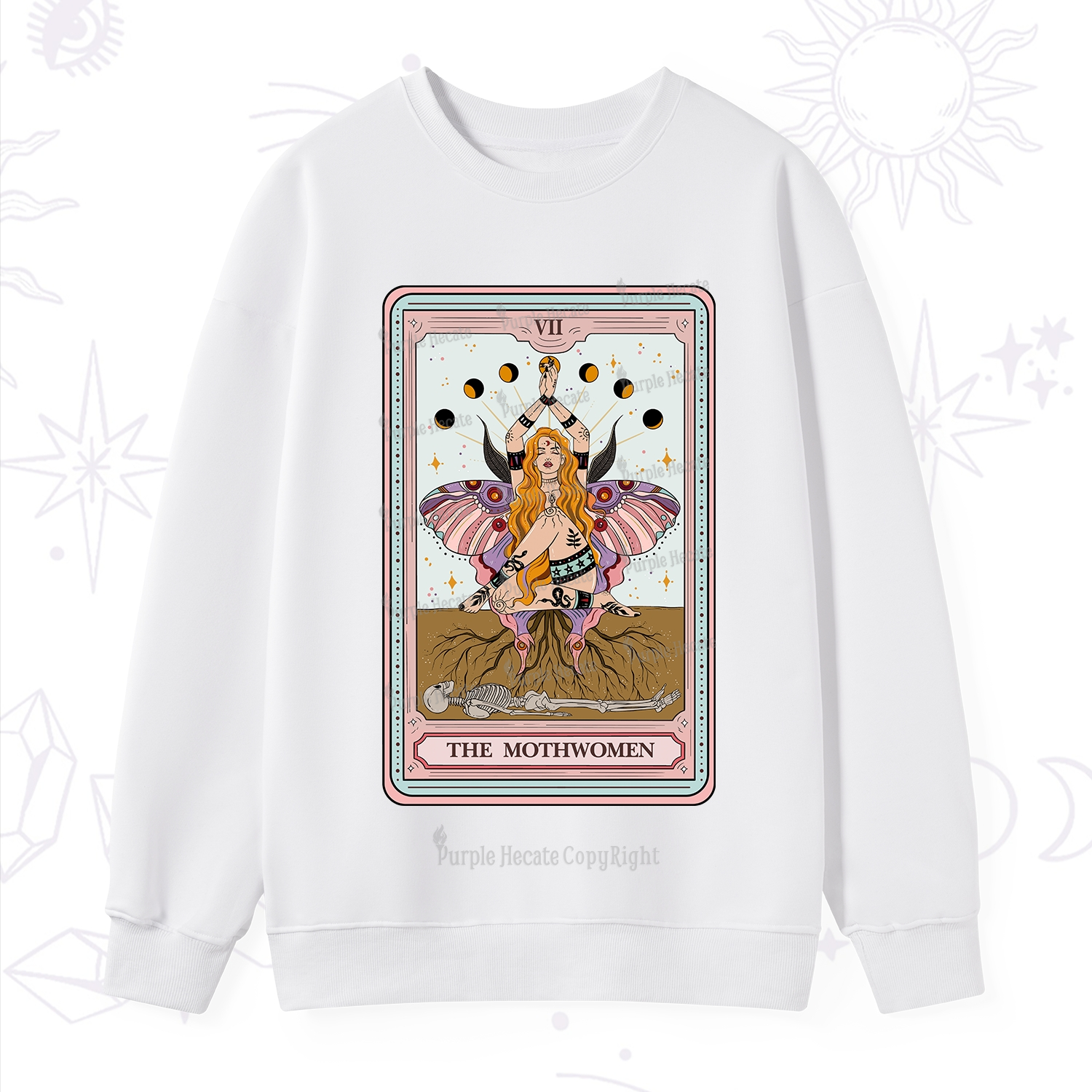 Purplehecate The Mothwomen Tarot Sweatshirt