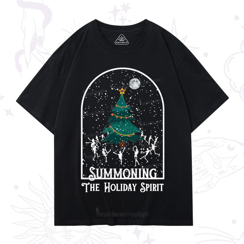 Purplehecate Christmas The Holiday Spirit T-Shirt