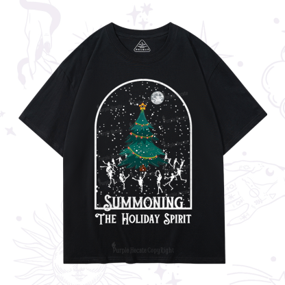Purplehecate Christmas The Holiday Spirit T-Shirt