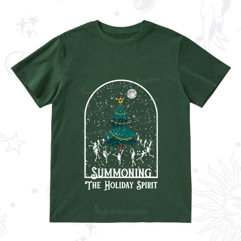 Purplehecate Christmas The Holiday Spirit T-Shirt