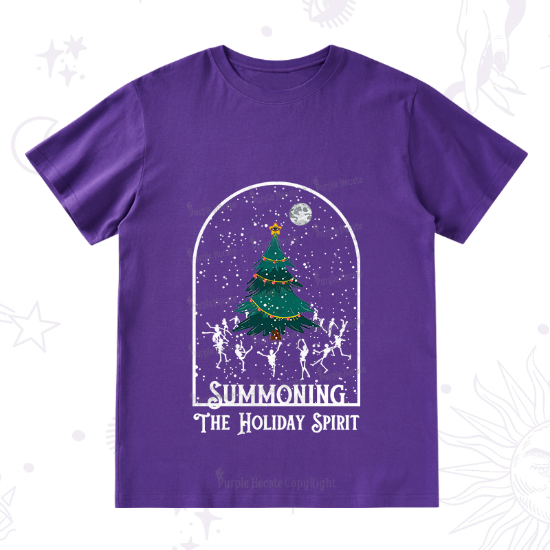 Purplehecate Christmas The Holiday Spirit T-Shirt