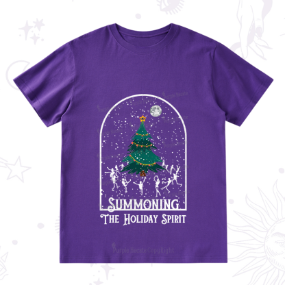 Purplehecate Christmas The Holiday Spirit T-Shirt