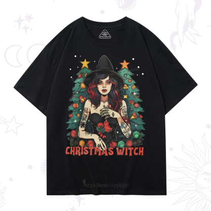 Purplehecate Christmas Witch T-Shirt