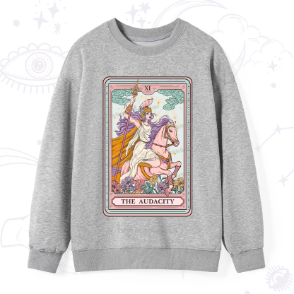 Purplehecate The Audacity Tarot Card Sweatshirt