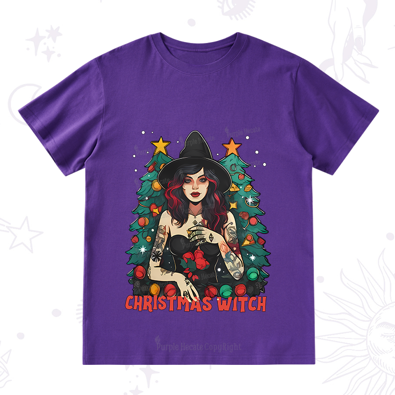 Purplehecate Christmas Witch T-Shirt