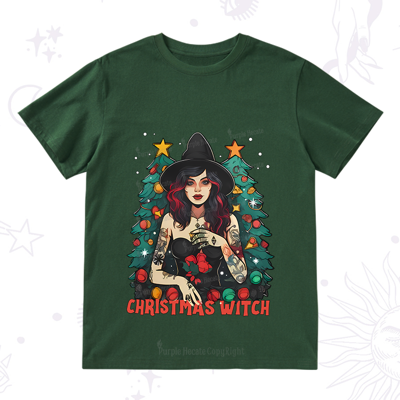 Purplehecate Christmas Witch T-Shirt