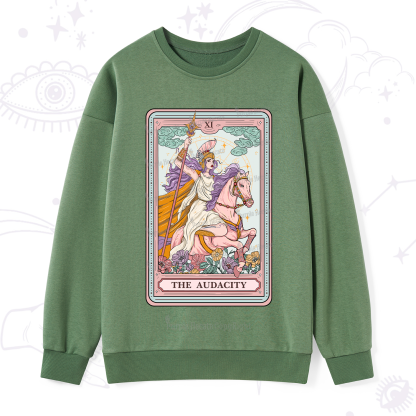Purplehecate The Audacity Tarot Card Sweatshirt