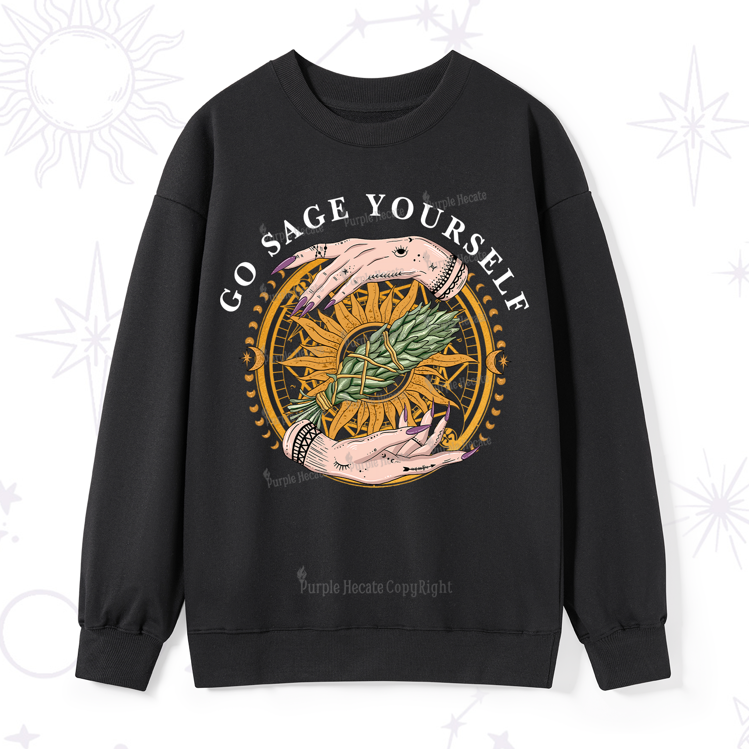 Purplehecate Sage Your Spirit Sweatshirt
