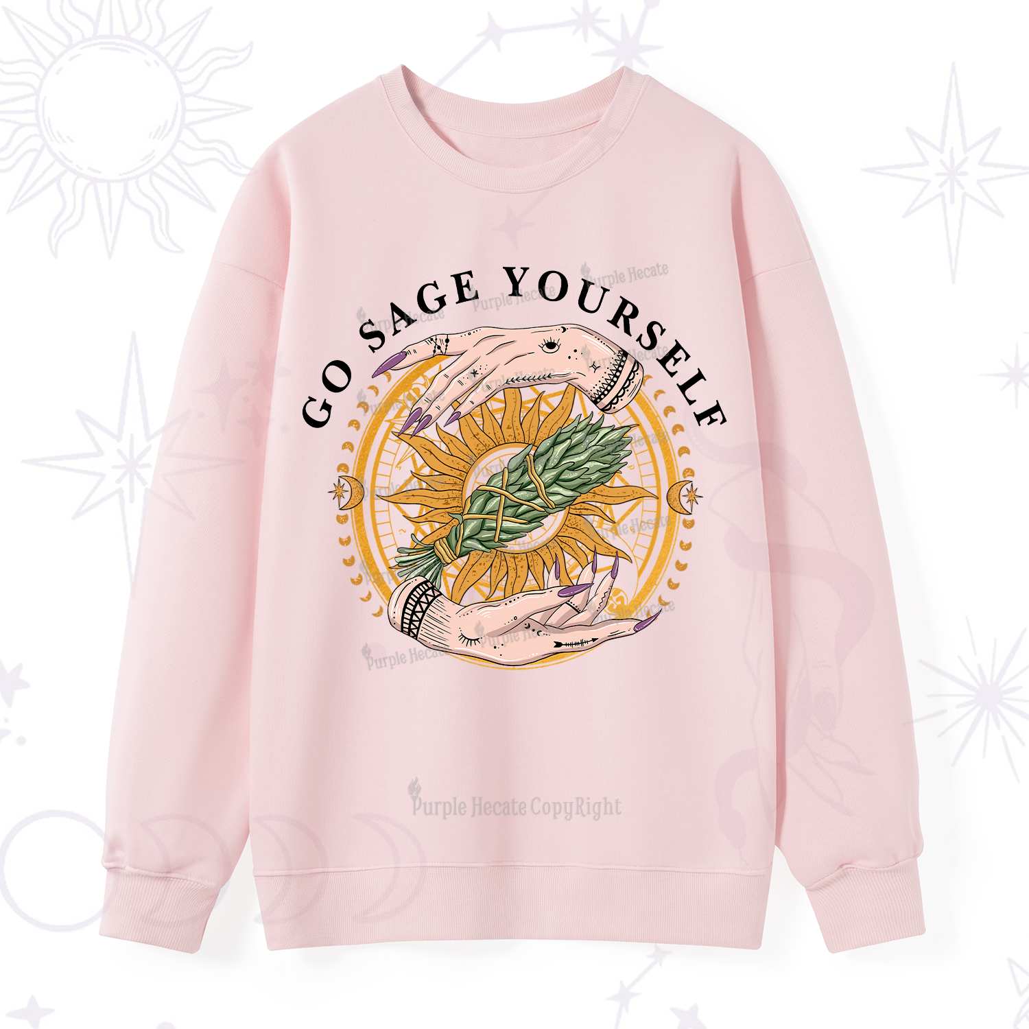 Purplehecate Sage Your Spirit Sweatshirt