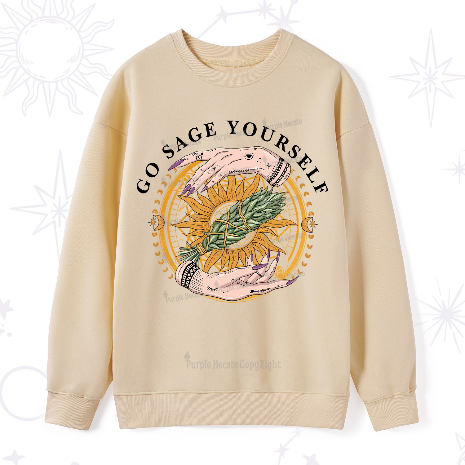 Purplehecate Sage Your Spirit Sweatshirt