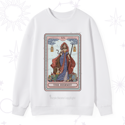 Purplehecate The Hermit Tarot Card Sweatshirt
