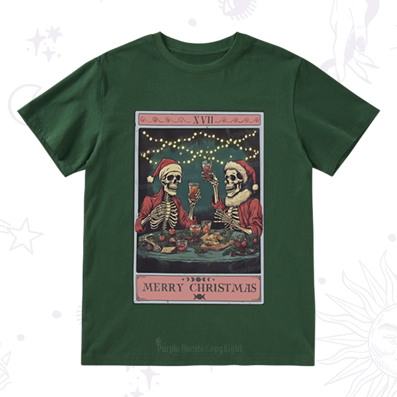 Purplehecate Christmas Dinner Tarot T-Shirt