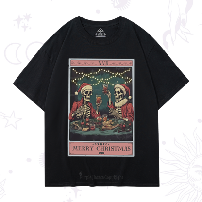 Purplehecate Christmas Dinner Tarot T-Shirt