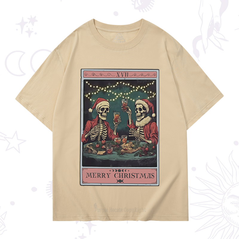Purplehecate Christmas Dinner Tarot T-Shirt