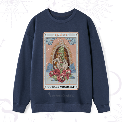 Purplehecate The Go Sage Yourself Tarot Sweatshirt