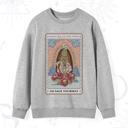 Purplehecate The Go Sage Yourself Tarot Sweatshirt