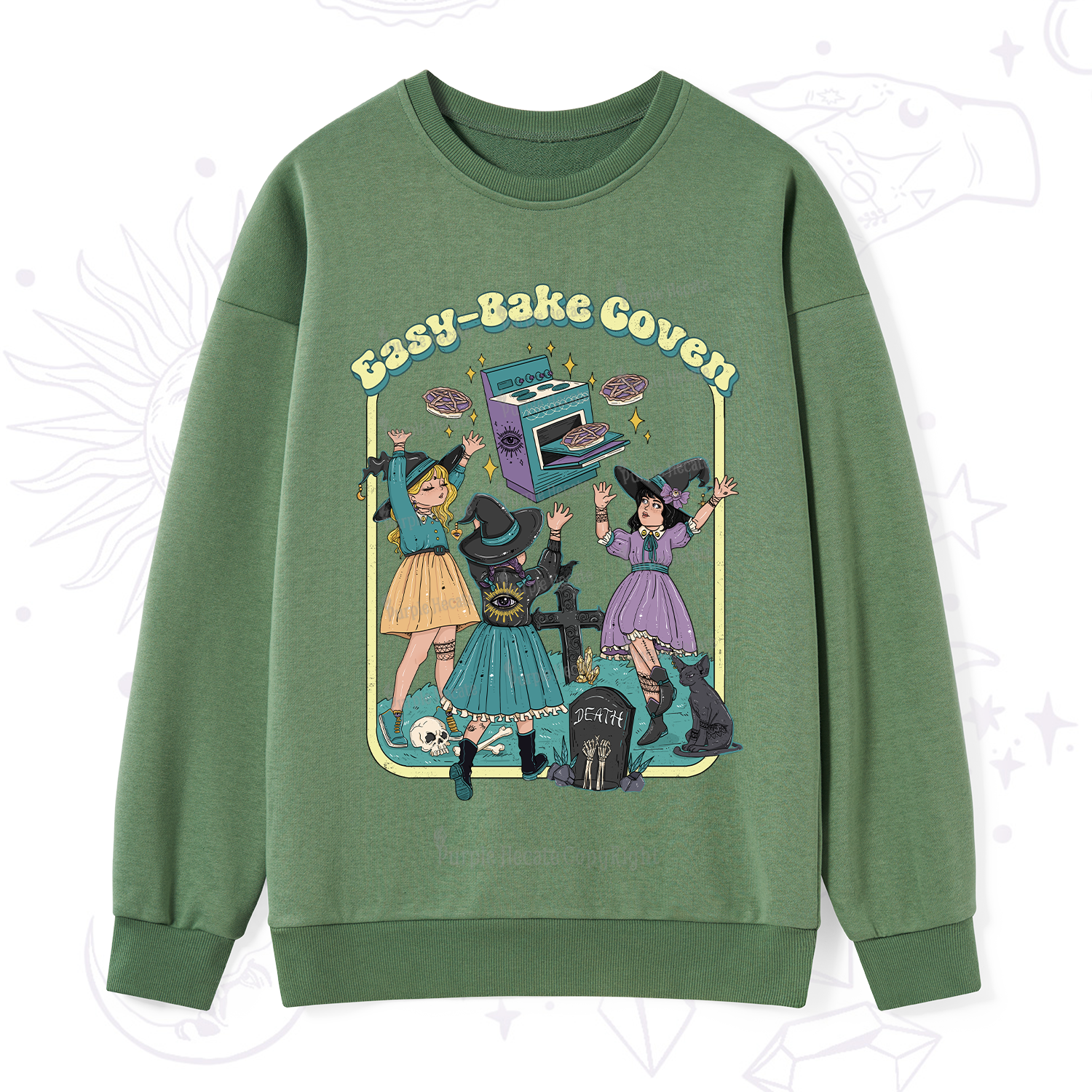 Purplehecate Easy Bake Coven Sweatshirt