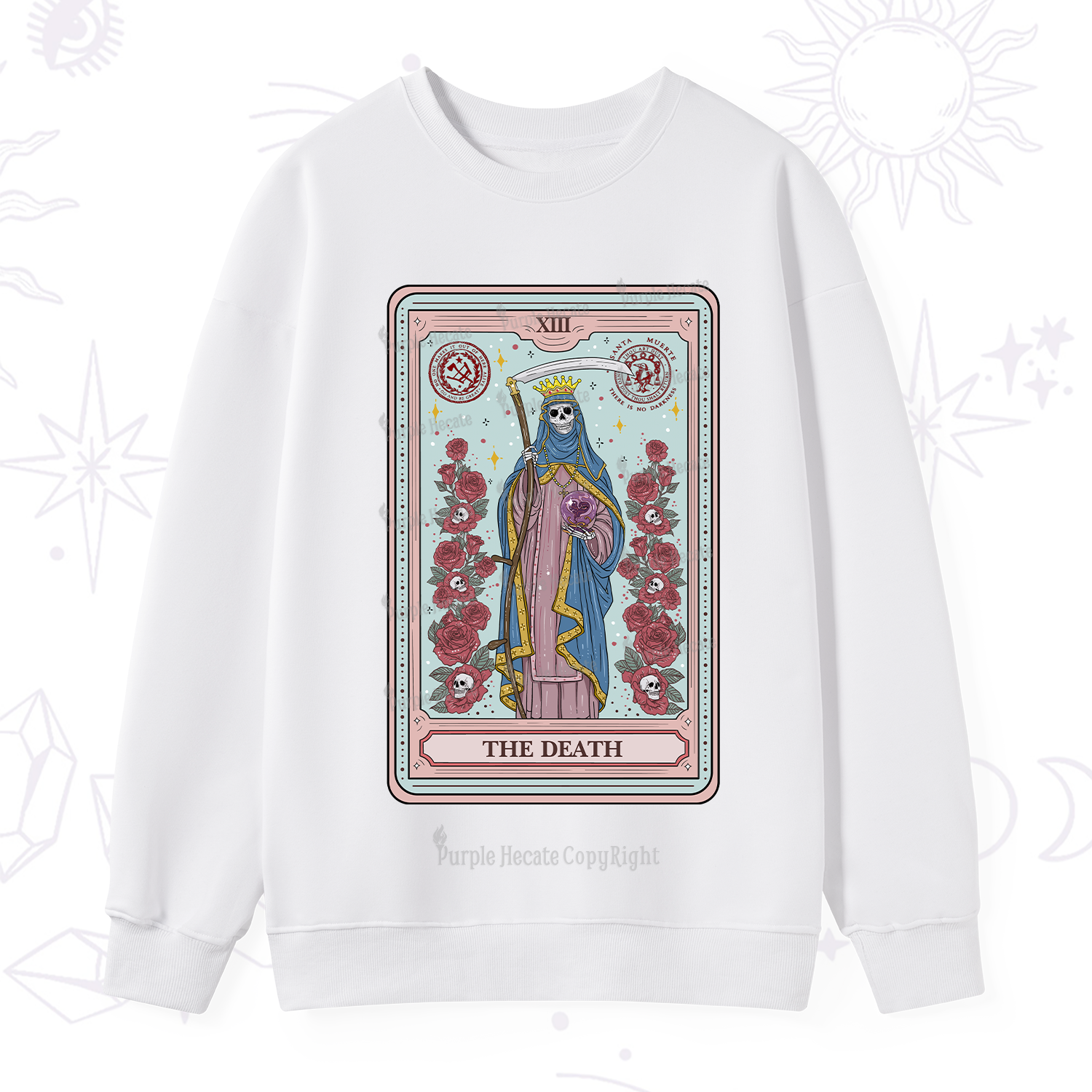 Purplehecate The Death Tarot Sweatshirt