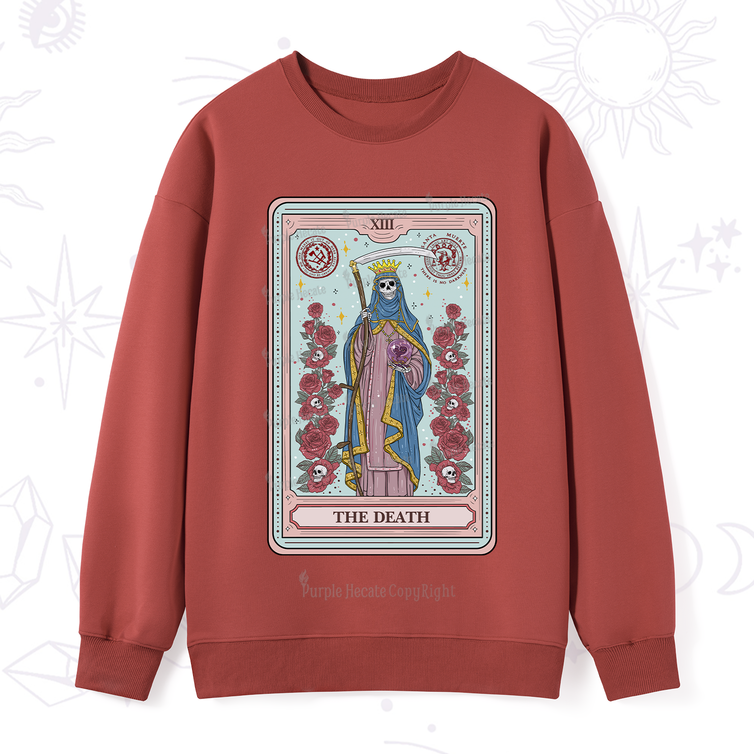 Purplehecate The Death Tarot Sweatshirt