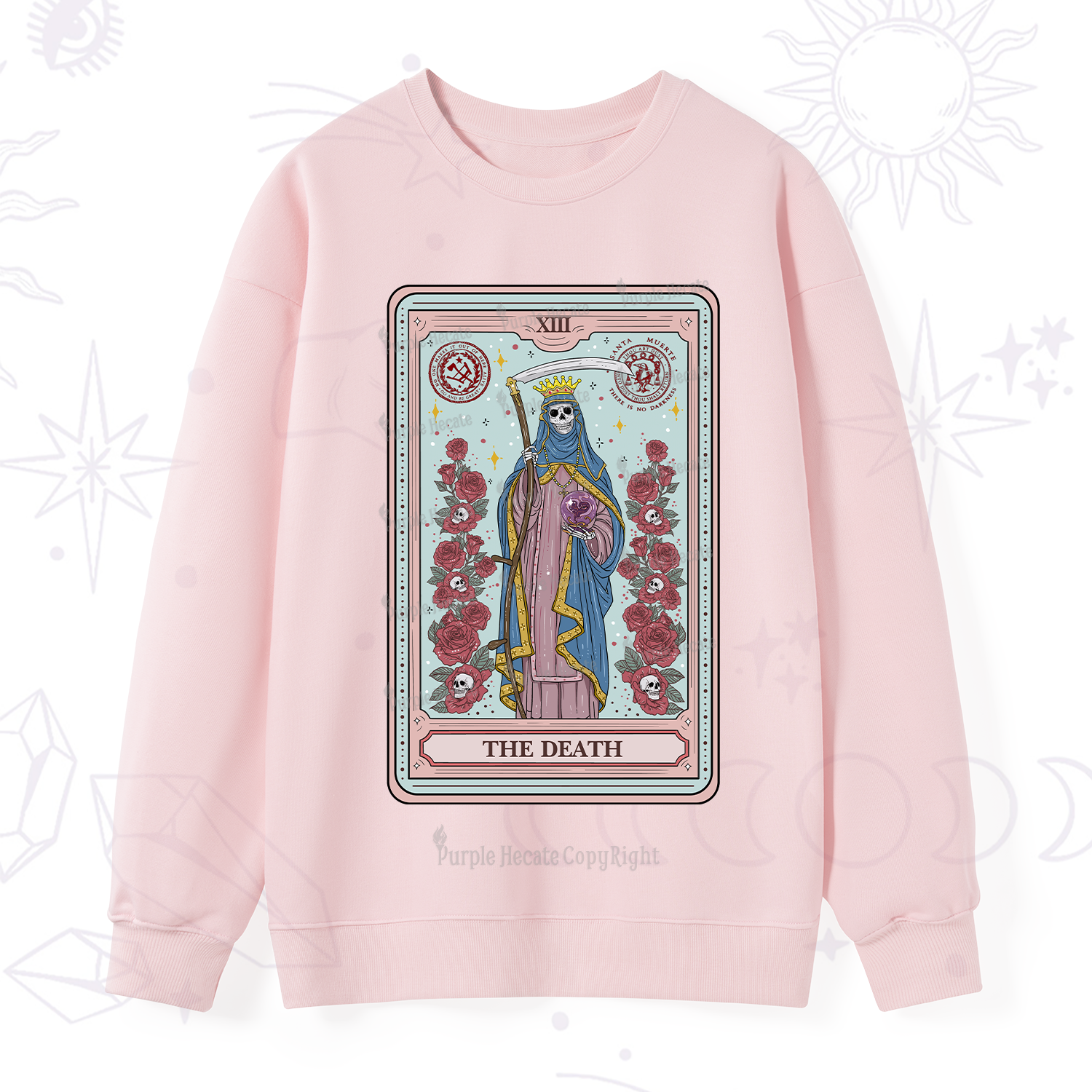 Purplehecate The Death Tarot Sweatshirt