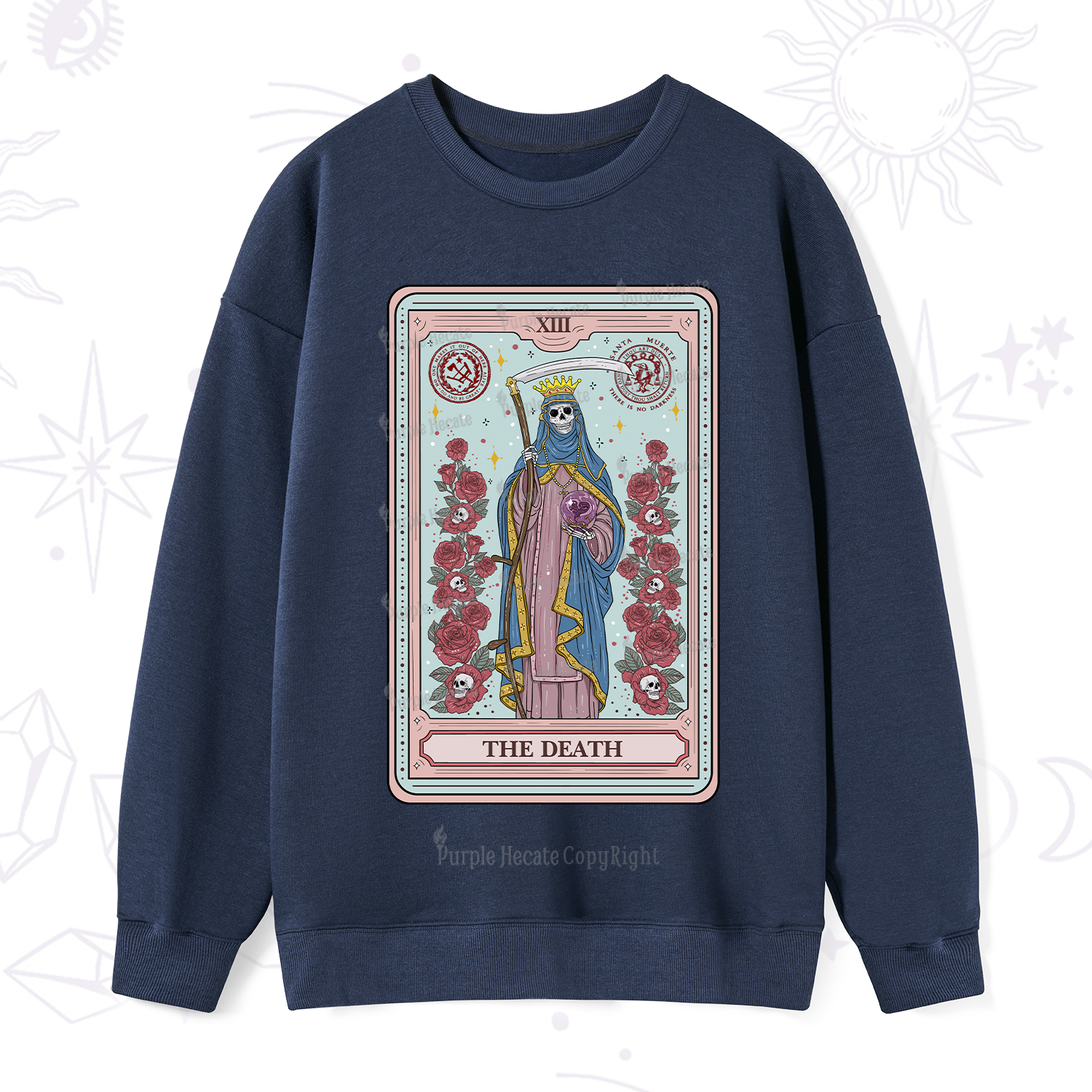 Purplehecate The Death Tarot Sweatshirt
