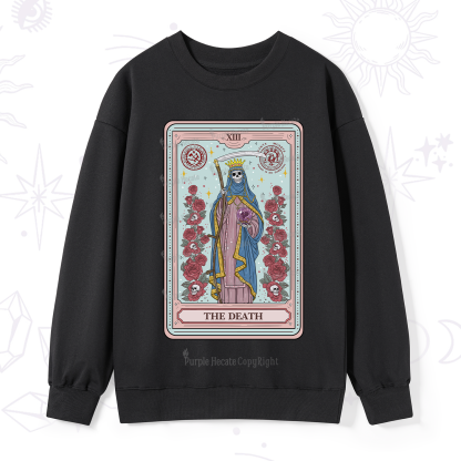 Purplehecate The Death Tarot Sweatshirt