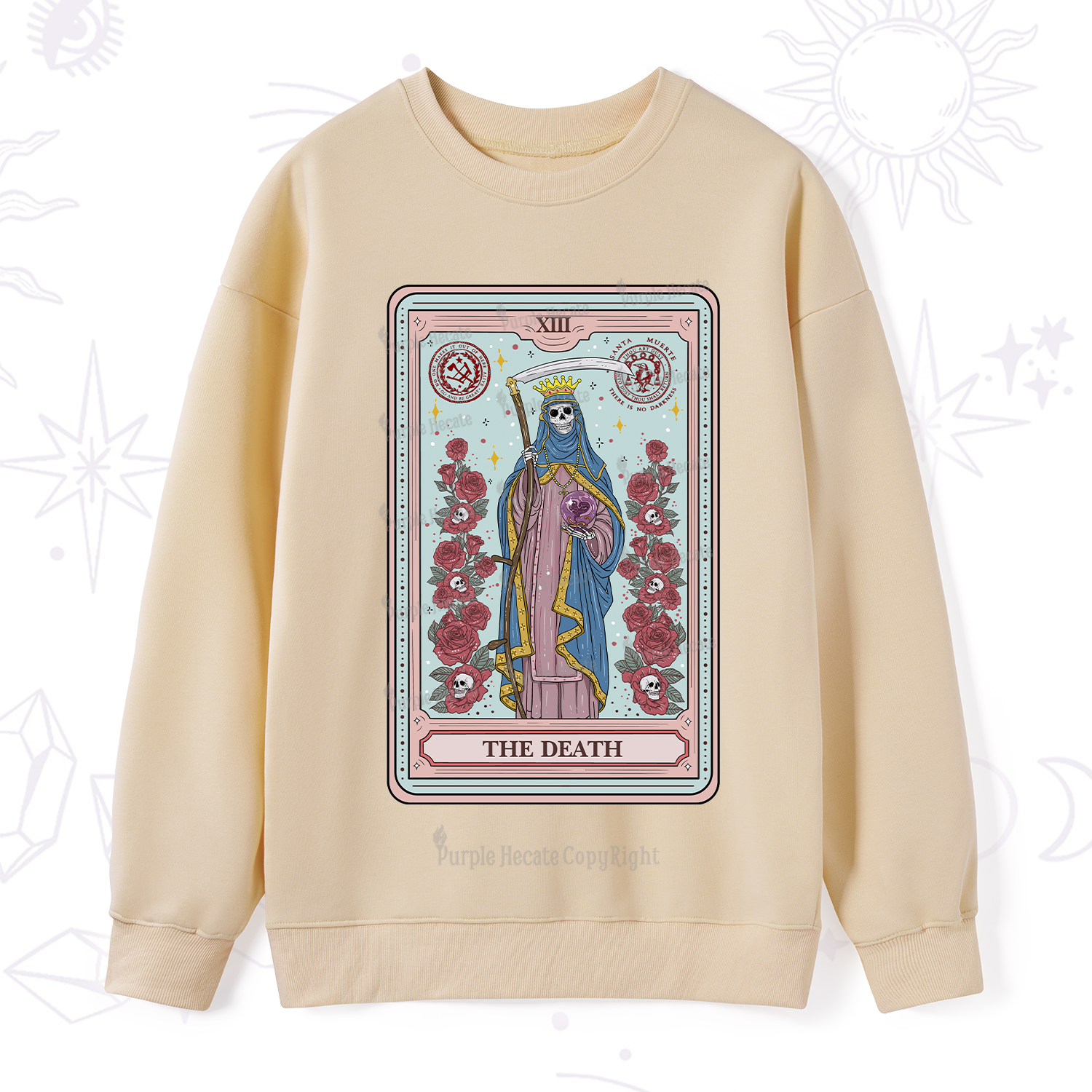 Purplehecate The Death Tarot Sweatshirt