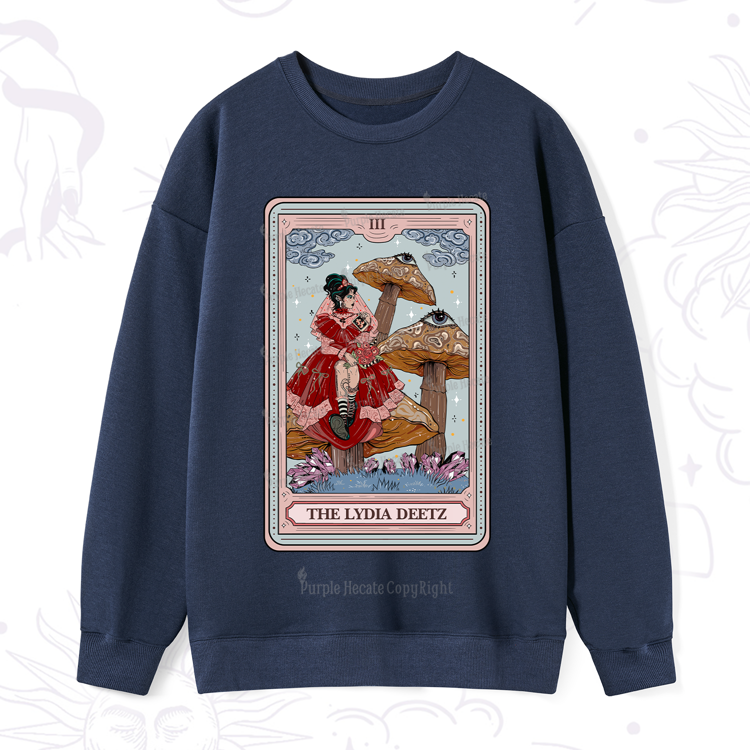 Purplehecate The Lydia Deetz Tarot Sweatshirt