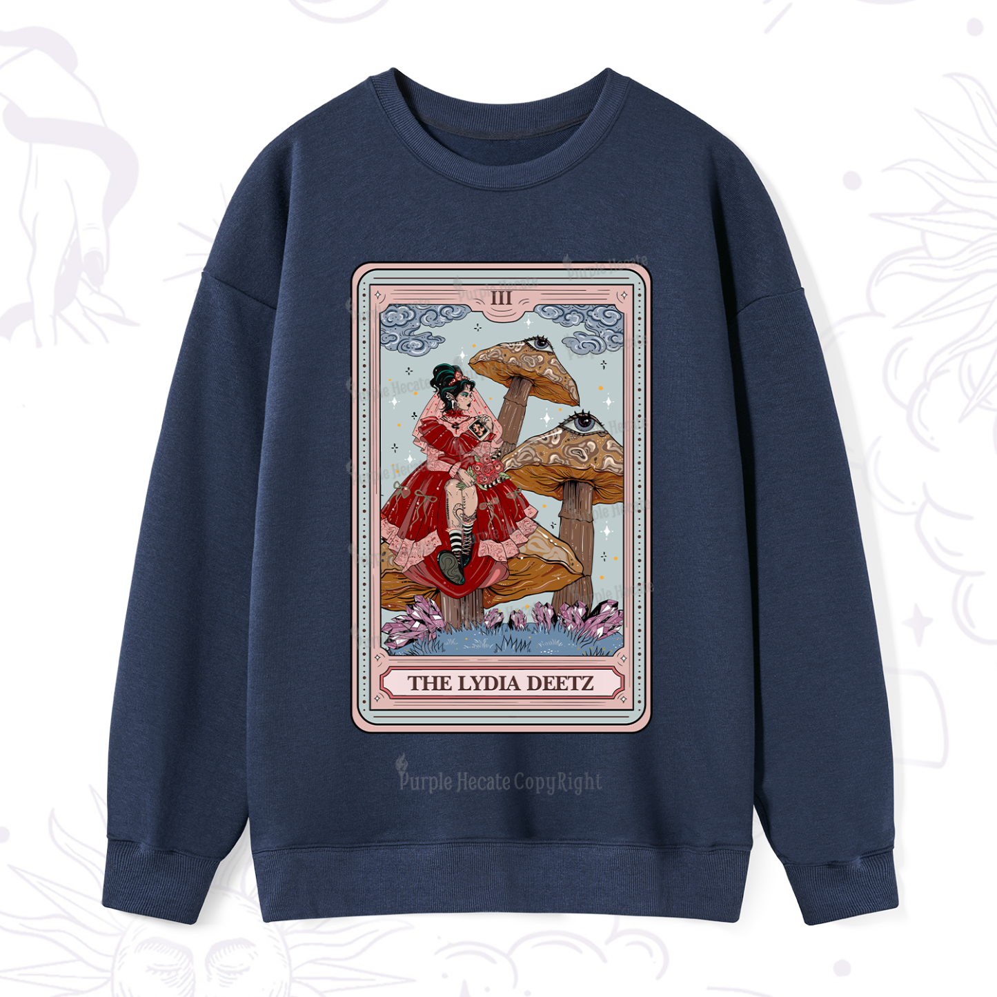 Purplehecate The Lydia Deetz Tarot Sweatshirt