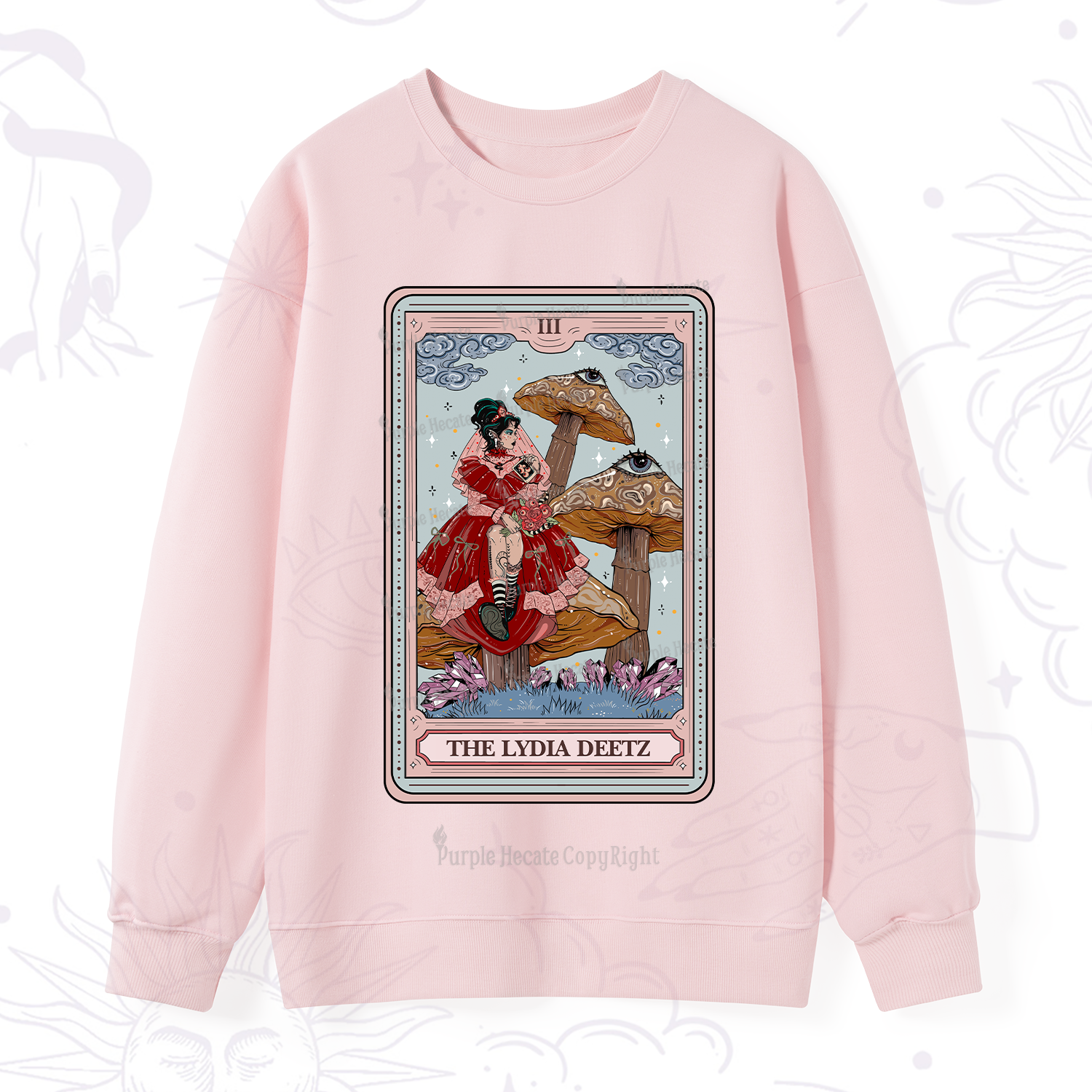 Purplehecate The Lydia Deetz Tarot Sweatshirt