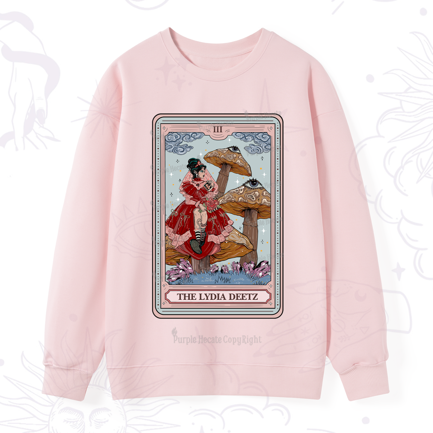 Purplehecate The Lydia Deetz Tarot Sweatshirt