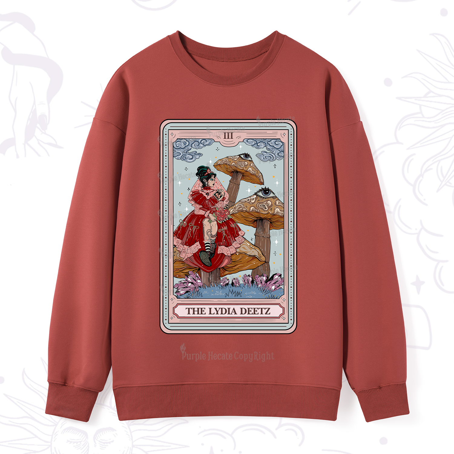 Purplehecate The Lydia Deetz Tarot Sweatshirt