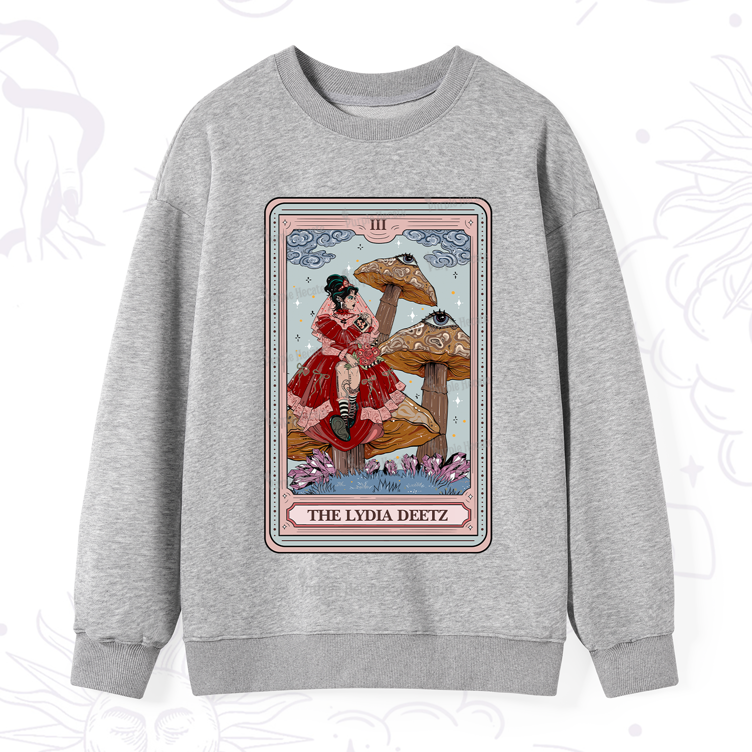 Purplehecate The Lydia Deetz Tarot Sweatshirt